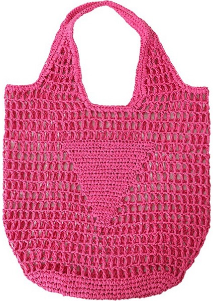 Boş El Dokuma Basit Yumuşak El Çantası Büyük Günlük Tote Saklama Çantası B (Yurt Dışından)