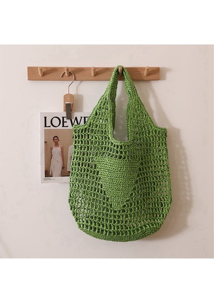 Boş El Dokuma Basit Yumuşak El Çantası Büyük Günlük Tote Saklama Çantası G (Yurt Dışından) indirimleri