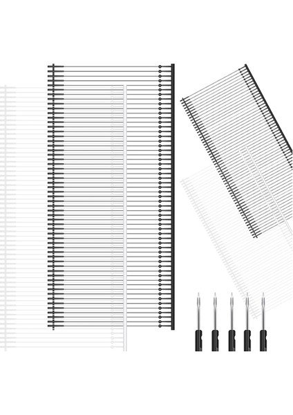 2400 Adet Sabitleyici Etiketleme Silahı Dikenleri 5 Adet Ekstra Ince Iğneler 2 Inç (Yurt Dışından)