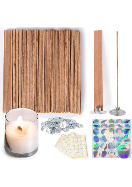 Kiraz Ağacı Mum Fitili Kalınlaştırılmış Ağaç Fitilleri (Yurt Dışından)