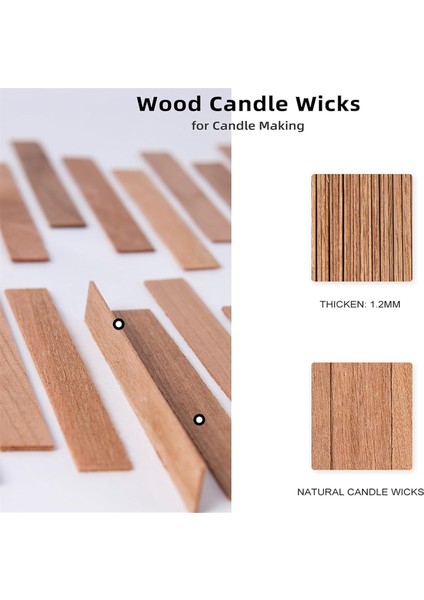 Kiraz Ağacı Mum Fitili Kalınlaştırılmış Ağaç Fitilleri (Yurt Dışından) fiyatları