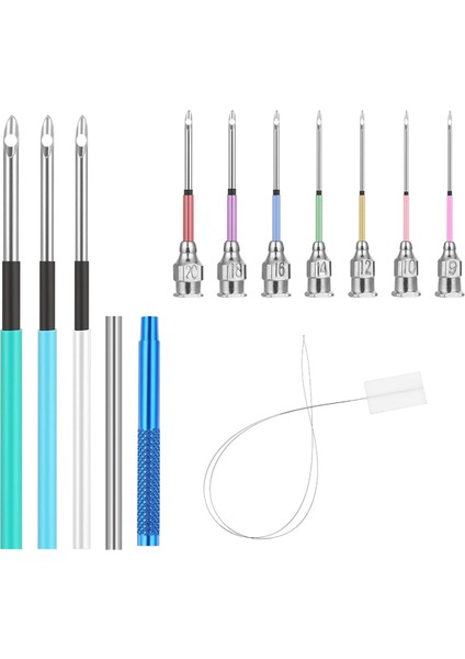 13 Adet Delgeç Iğnesi Seti Nakış Delgeç Iğnesi Aracı Delgeç Iğneleri (Yurt Dışından)
