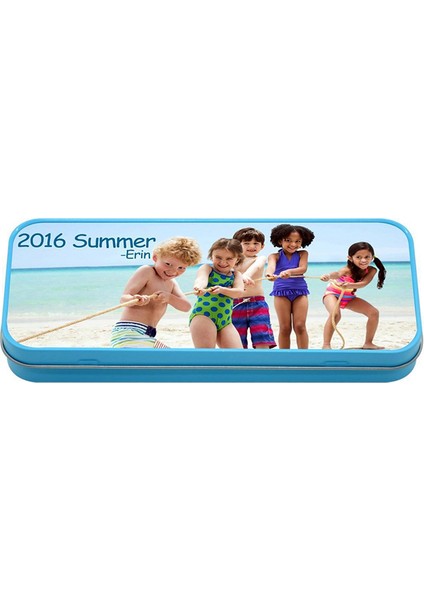 5 Adet Sublimasyon Boş Metal Teneke Kalem Kutusu Kutusu Mavi (Yurt Dışından) modelleri