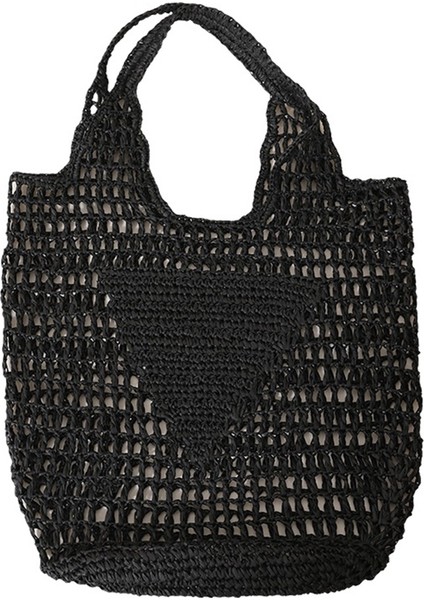 Boş El Dokuma Basit Yumuşak El Çantası Büyük Günlük Tote Saklama Çantası H (Yurt Dışından)