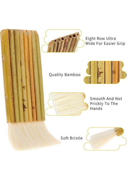 Akrilik Boyama Için Karıştırma Fırçası Bambu Suluboya Fırçası 5.5cm (Yurt Dışından) modelleri