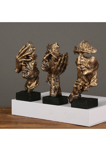 Heykel Soyut Reçine Masaüstü Süslemeleri Heykel Minyatür B (Yurt Dışından) modelleri