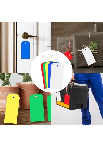 Nakliye Etiketleri Renkli Boş Etiketleme Etiketleri Su Geçirmez Askı Etiketleri (Yurt Dışından) fırsatları