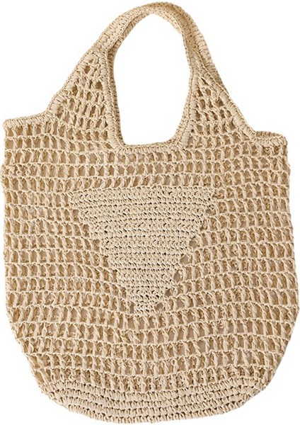 Boş El Dokuma Basit Yumuşak El Çantası Büyük Günlük Tote Saklama Çantası I (Yurt Dışından)