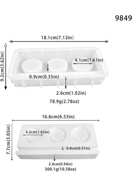 Silikon Kalıp Mumluk Dıy Kombinasyon Kalıp Mumluk D (Yurt Dışından) indirimleri