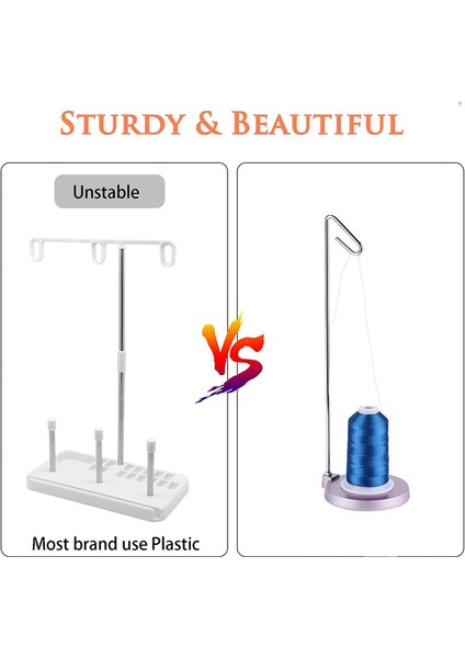 Dikiş ve Yorgan Ipliği Için Makara Tutucu Tamamen Metal Iplik Standı (Yurt Dışından) modelleri