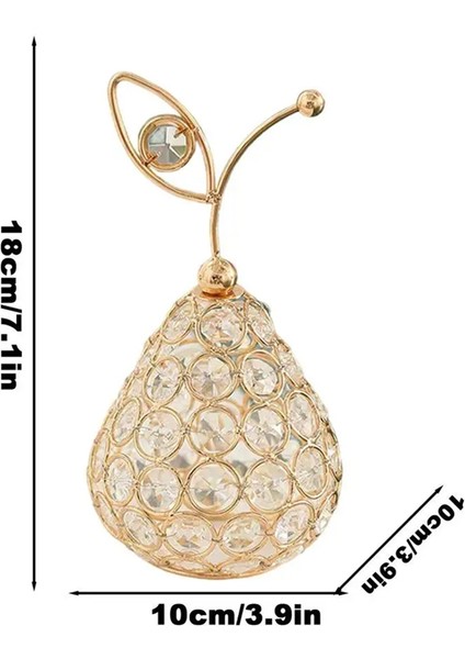 Kristal Meyve Süslemeleri Bling Yapay Elmas Şekil Minyatürler C (Yurt Dışından) fiyatları