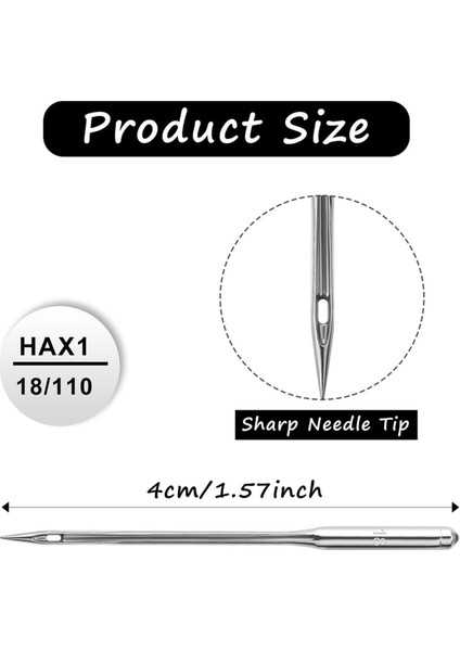 Dikiş Makinesi Iğneleri Evrensel Boyutlar Ağır Hizmet Dikiş Makinesi (Yurt Dışından) fiyatları