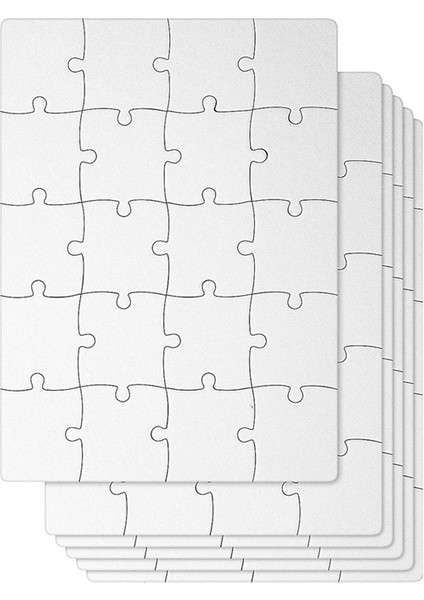 Kendin Yap Sublimasyon Transfer Termal Pres Baskı A5 Için Boş Bulmaca (Yurt Dışından)