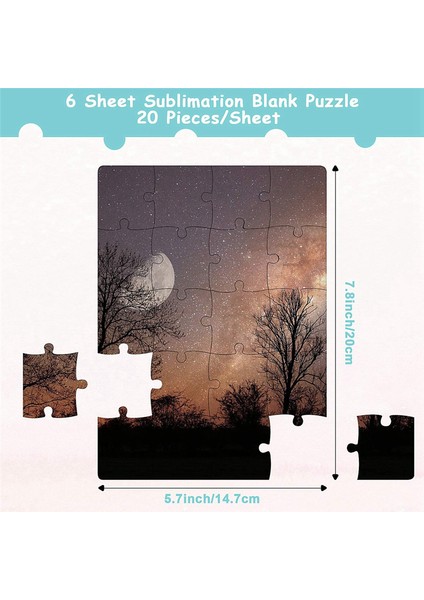 Kendin Yap Sublimasyon Transfer Termal Pres Baskı A5 Için Boş Bulmaca (Yurt Dışından) fiyatları