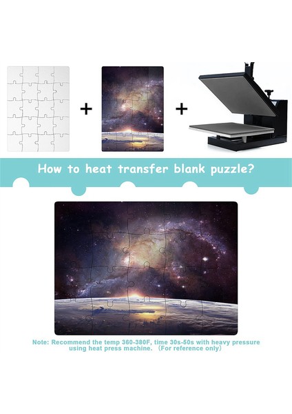 Kendin Yap Sublimasyon Transfer Termal Pres Baskı A5 Için Boş Bulmaca (Yurt Dışından) modelleri