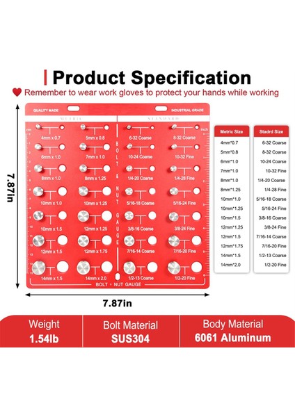 28 Diş Kontrol Cihazı Somun ve Cıvata Diş Kontrol Cihazı Cıvata Boyutu Standart Cetvel (Yurt Dışından) indirimleri