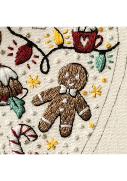 Kendin Yap Kalp Nakışınoel Dekorasyonu Nakış Seti (Yurt Dışından)