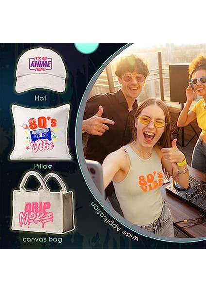 Htv Isı Transfer VINIL-30X25CM 10 Levha Neon Vinil Yeşil Neon Htv (Yurt Dışından) indirimleri