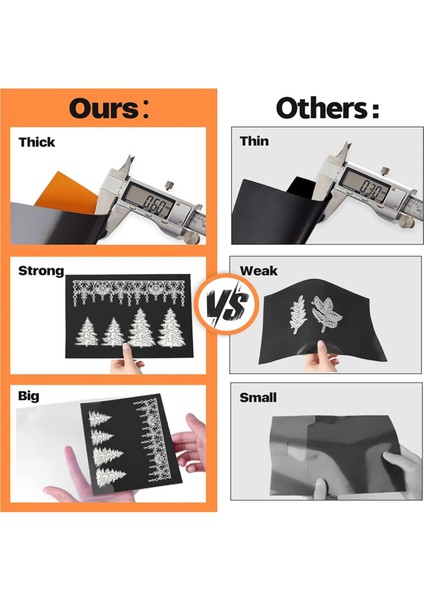 0.6mm Güçlü Kauçuk Manyetik Levha ve Damga Kalıp Saklama Çantası Turuncu (Yurt Dışından) fırsatları