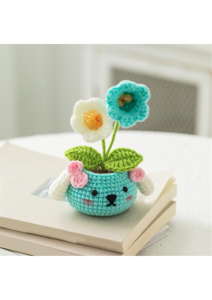 Kendin Yap Saksı Bitkisi Örgü Seti Örgü Ipliği Iğneleri Peluş Bebek (Yurt Dışından) fiyatları