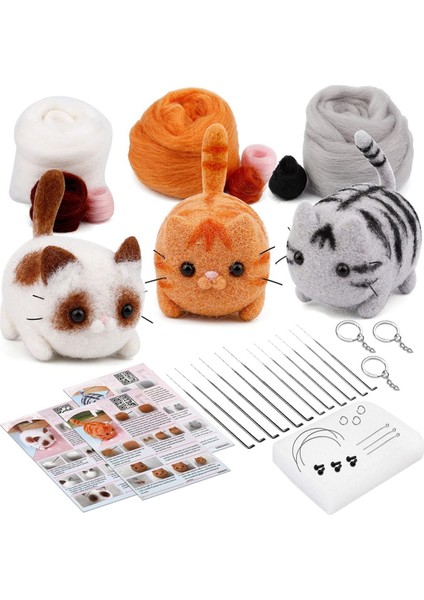 Iğne Keçeleme Kitleri Talimatlı Iğne Keçeleme Kiti (Yurt Dışından)