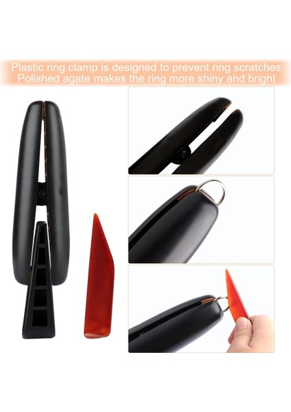 Mücevher Yüzük Ölçer Alet Seti Mücevher Yapımı El Sanatları Için Daha Fazla Alet (Yurt Dışından) modelleri