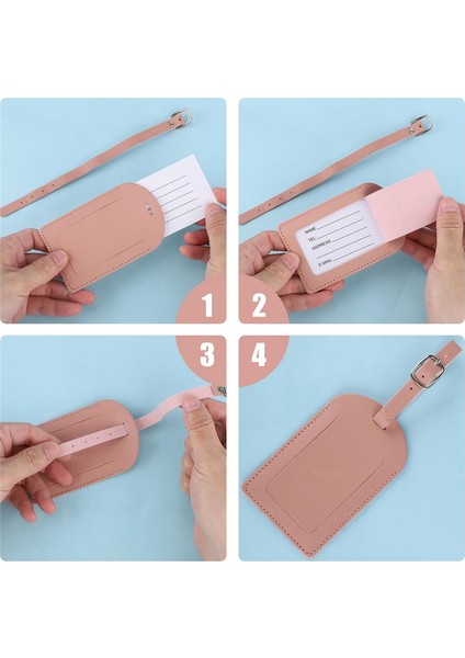 Bagaj Etiketleri Ayarlanabilir Kayışlı Gizlilik Koruma Kılıfı Etiketleri (Yurt Dışından) indirimleri