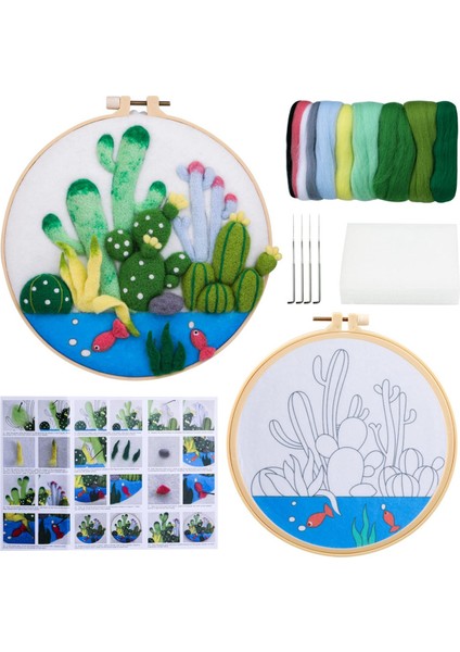 Yeni Başlayanlar Için Iğne Keçe Malzemeleriiğne Keçe Setikeçe Iğnesi (Yurt Dışından)