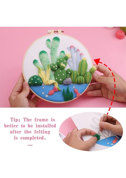 Yeni Başlayanlar Için Iğne Keçe Malzemeleriiğne Keçe Setikeçe Iğnesi (Yurt Dışından) fırsatları