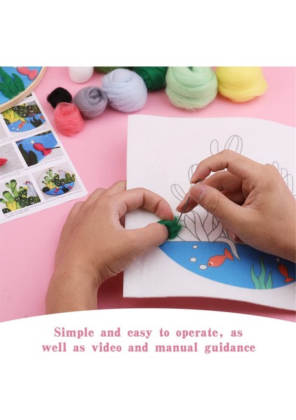 Yeni Başlayanlar Için Iğne Keçe Malzemeleriiğne Keçe Setikeçe Iğnesi (Yurt Dışından) indirimleri