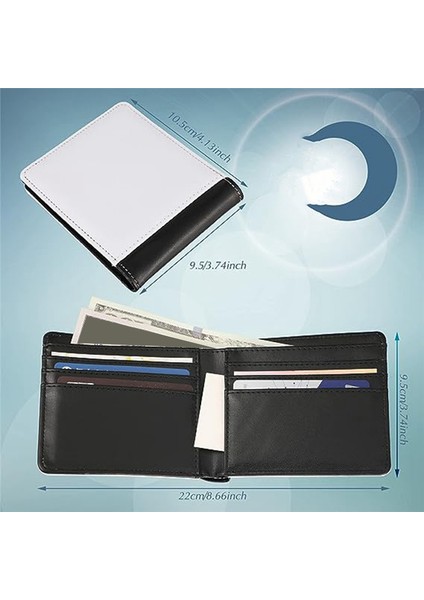 Erkekler Için 4pc Süblimasyon Cüzdan Boş Pu Isı Transferi Dıy Kart Tutucu (Yurt Dışından) fırsatları