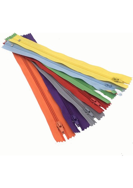 100 Adet Kapalı Uçlu Naylon Bobin Fermuarlar Terzi Dikiş El Sanatları 30CM (Yurt Dışından) indirimleri