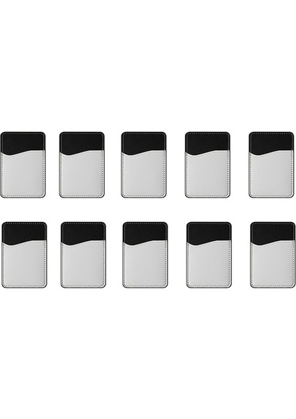 10 Adet Telefon Cüzdanı - Telefon Arkası Yapışkan Boşlukları Vinil Projeleri Için (Yurt Dışından)