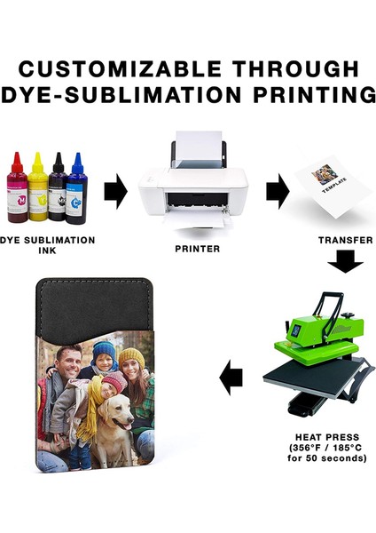 10 Adet Telefon Cüzdanı - Telefon Arkası Yapışkan Boşlukları Vinil Projeleri Için (Yurt Dışından) indirimleri