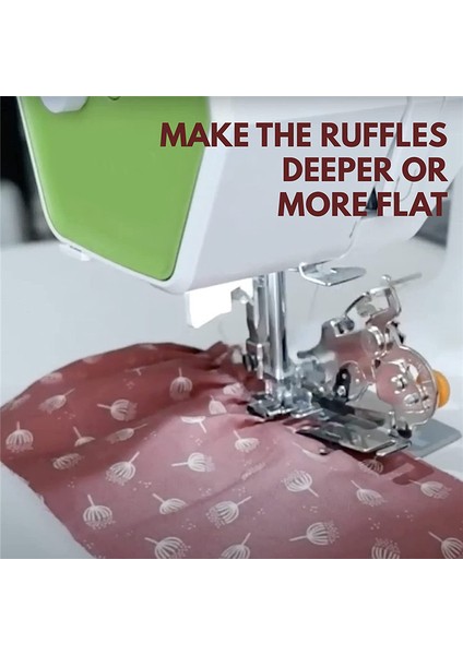 Dikiş Makineleri Için Dikiş Ruffler Baskı Ayağı Space Pleats Medium (Yurt Dışından) modelleri