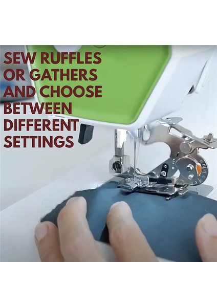 Dikiş Makineleri Için Dikiş Ruffler Baskı Ayağı Space Pleats Medium (Yurt Dışından) fırsatları