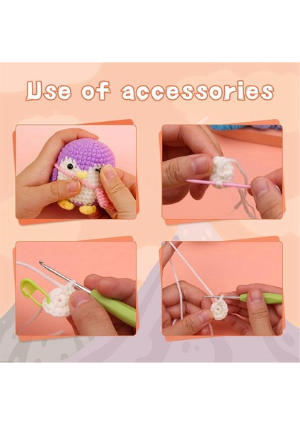 Anneler Günü Hediyeleri Için 4 Parça Başlangıç Tığ Işi Penuenler Seti ve Alet (Yurt Dışından) fırsatları