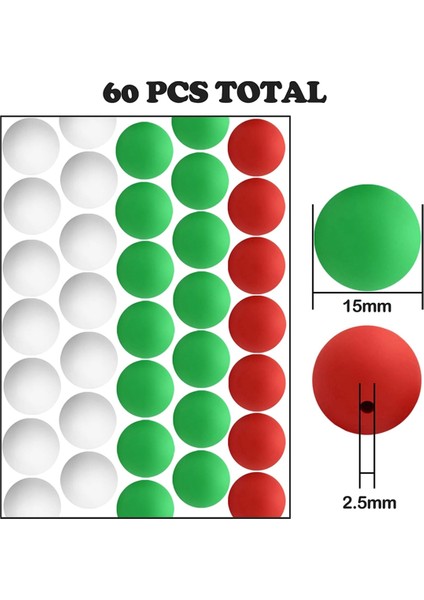 60 Adet Silikon Boncuk 15MM Silikon Boncuk Toplu Yuvarlak Silikon Boncuk (Yurt Dışından) modelleri
