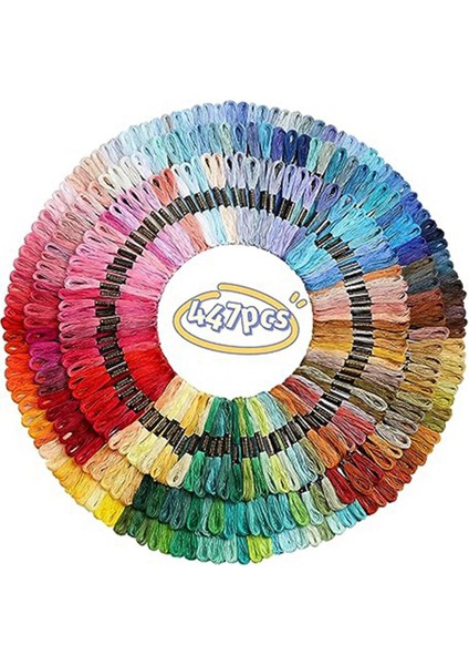 447 Renkli Nakış Ipi El Nakışı Telleri Bileklik Ipi (Yurt Dışından) fiyatları