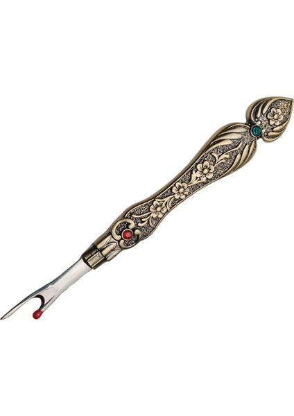 Vintage Iplik Kesici Dikiş Sökücü Çözücü Çarpı Dikiş- Bakır (Yurt Dışından)