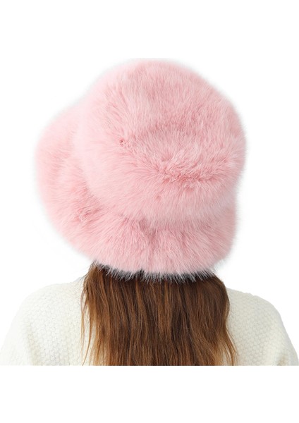 Sahte Kürk Bayan Kış Sıcak Koruma Balıkçı Şapkası Kadınlar Için-A (Yurt Dışından)