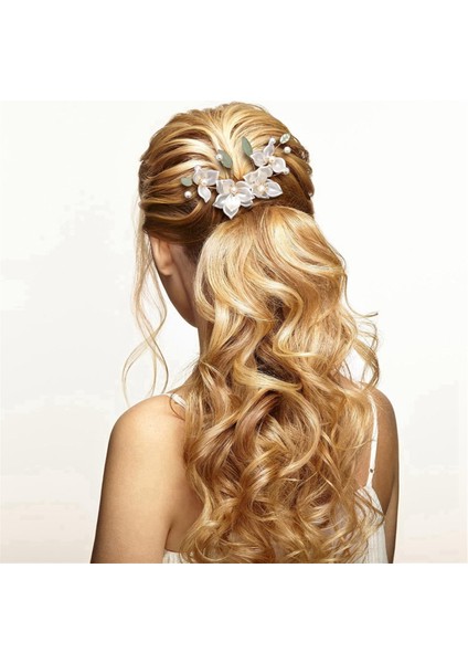 5 Adet Kamelya Çiçek Püsküllü Saç Tokası, Inci Saç Tokaları (Yurt Dışından) fırsatları