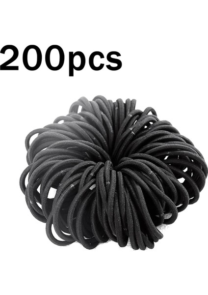 200 Adet Siyah Saç Bağları Saç Lastikleri Saç Bağları Saç Lastik Bantları (Yurt Dışından) indirimleri