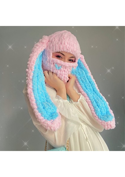 2'si 1 Arada Kadın Örgü Kulak Şapkası-A (Yurt Dışından) fırsatları