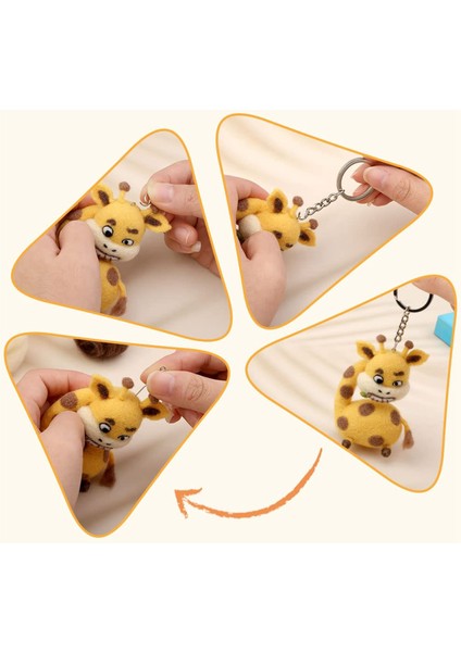 Yeni Başlayanlar Için Zürafa Iğne Keçeleme Kitleriiğne Keçeleme Kiti (Yurt Dışından) indirimleri