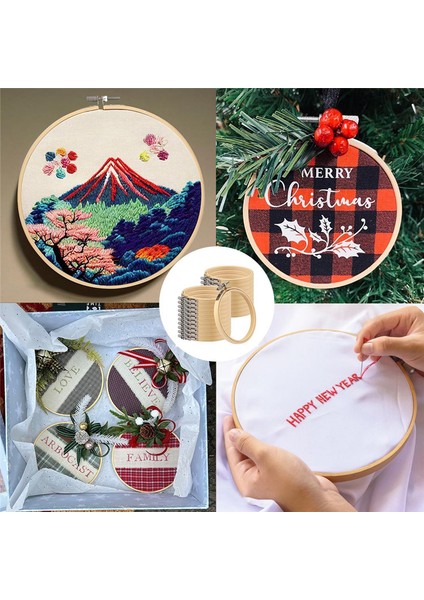 15 Parça Bambu Nakış Kasnakları Seti Dikiş ve El Sanatları Için 12 Inç Ayarlanabilir (Yurt Dışından) fırsatları