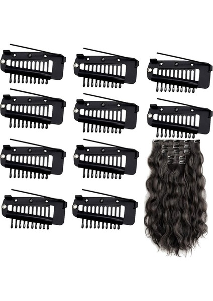 10'lu Paket Güçlü Chunni Klipsleri Güvenlik Pimi Ile, Siyah (Yurt Dışından) fiyatları
