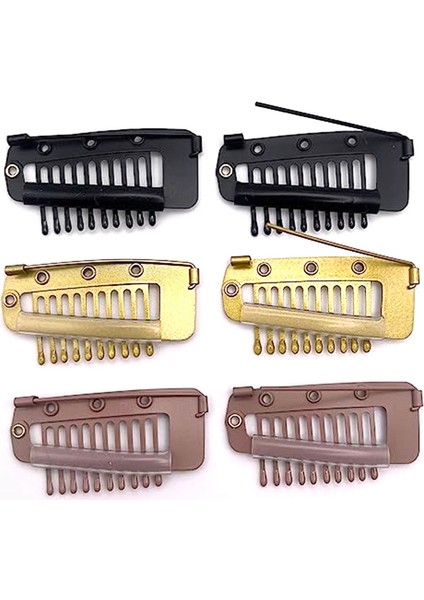 10'lu Paket Güçlü Chunni Klipsleri Güvenlik Pimi Ile, Siyah (Yurt Dışından) fırsatları