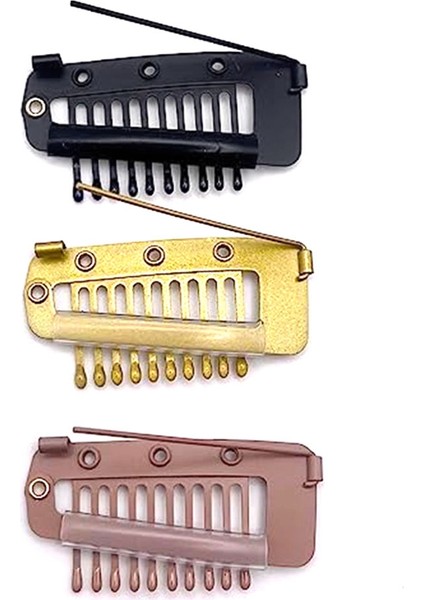 10'lu Paket Güçlü Chunni Klipsleri Güvenlik Pimi Ile, Siyah (Yurt Dışından) indirimleri