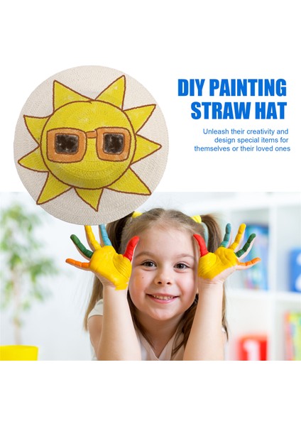 20 Parça Kendin Yap Hasır Şapka Seti Plaj Yaz Iş Çiftçi Şapkaları (Yurt Dışından) indirimleri